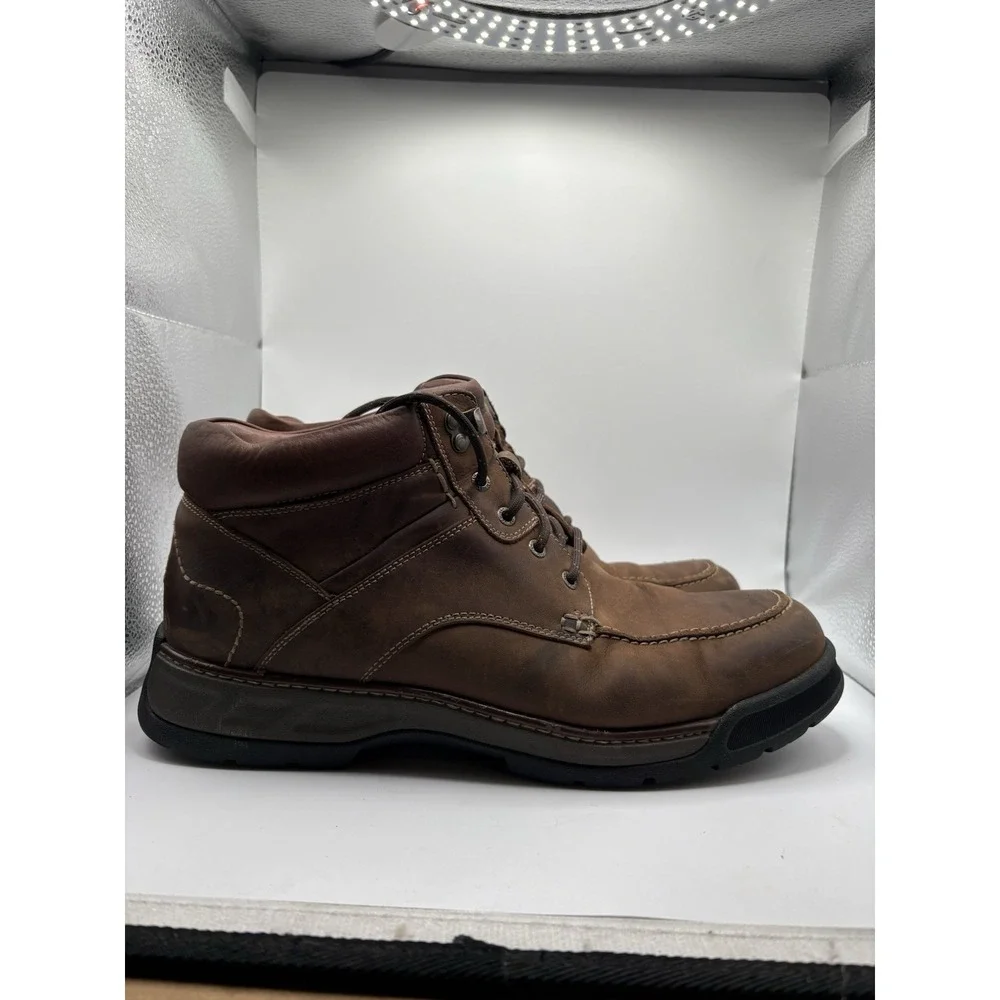 Johnston & Murphy XC4 Waterproof Sheepskin Mens 10.5 M Brown Leather Ankle Boots
